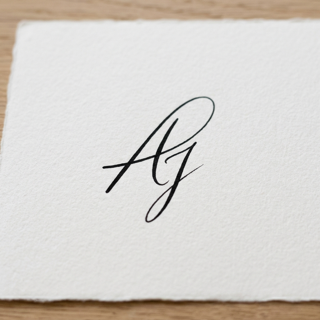 Firma Iniciales Modernas